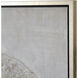 Coastal II Beige with Off White and Champagne Gold Framed Wall Art