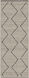 Cozy 87 X 31 inch Taupe Rug, Runner