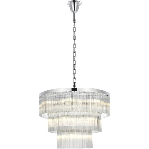 Harlow 18 Light 32 inch Chrome Chandelier Ceiling Light