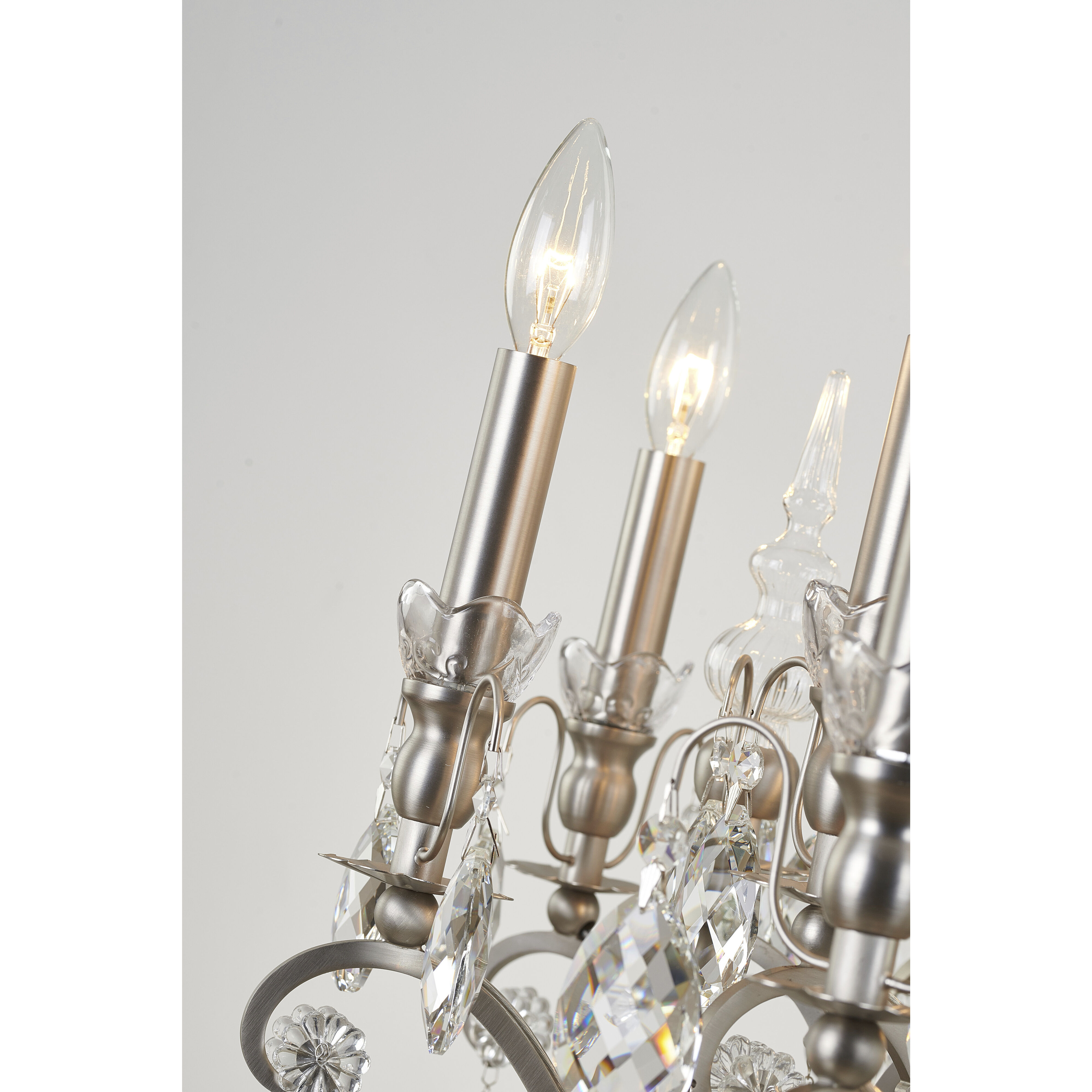 Canada 13 Light 29.5 inch Pewter Chandelier Ceiling Light, Pewter Frame