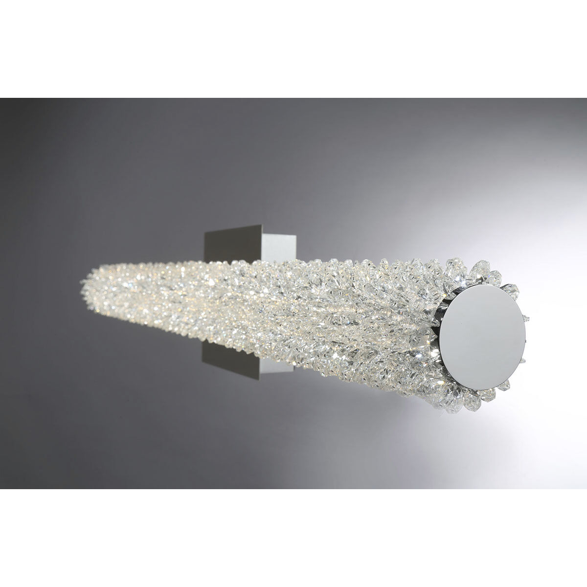 Sassi LED 3 inch Chrome Chandelier Ceiling Light, Small