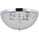 Taye 4 Light 18 inch Chrome Flush Mount Ceiling Light