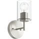 Replay 1 Light 6 inch Brushed Nickel Bath & Vanity Light Wall Light