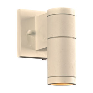 Troll I 1 Light 7.5 inch White Outdoor Wall Light in Clear Diffuser