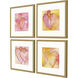 Heart of Hearts Pink and Orange and Red and Yellow Framed Art