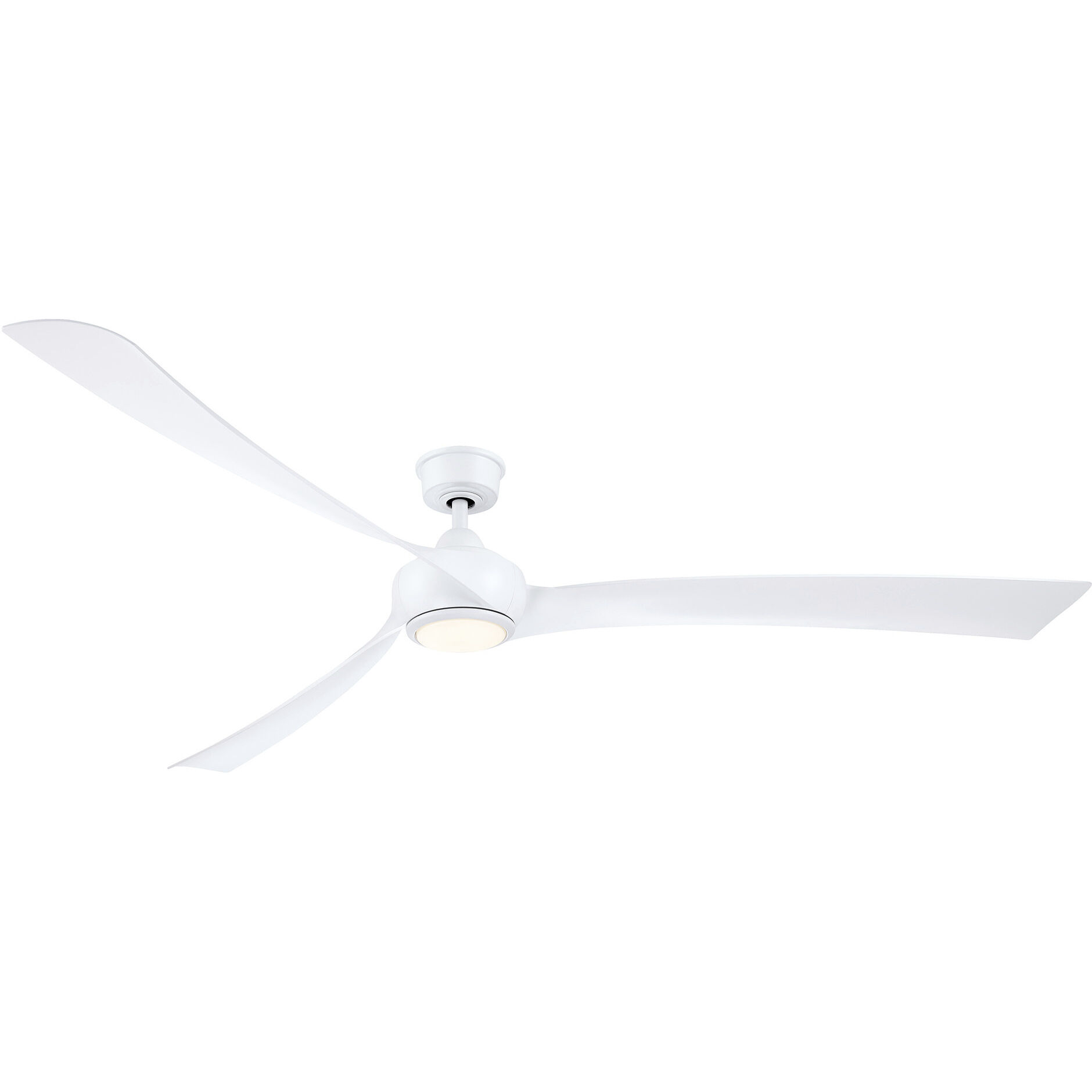 Wrap Custom 8.88 inch Matte White Fan Motor Only
