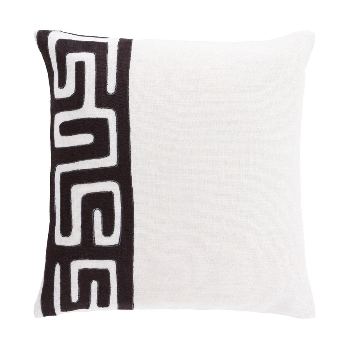 Nairobi 19 X 13 inch Black and White Lumbar Pillow