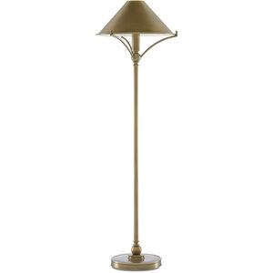 Maarla 31 inch 25 watt Antique Brass Table Lamp Portable Light