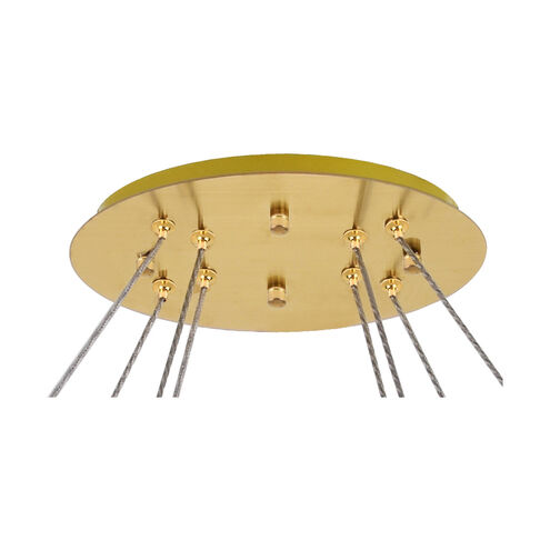 Monroe LED 41 inch Gold Chandelier Ceiling Light