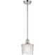 Ballston Niagra 1 Light 7 inch Polished Chrome Pendant Ceiling Light, Ballston
