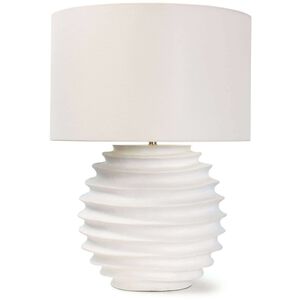 Nabu 24.5 inch 150.00 watt White Table Lamp Portable Light