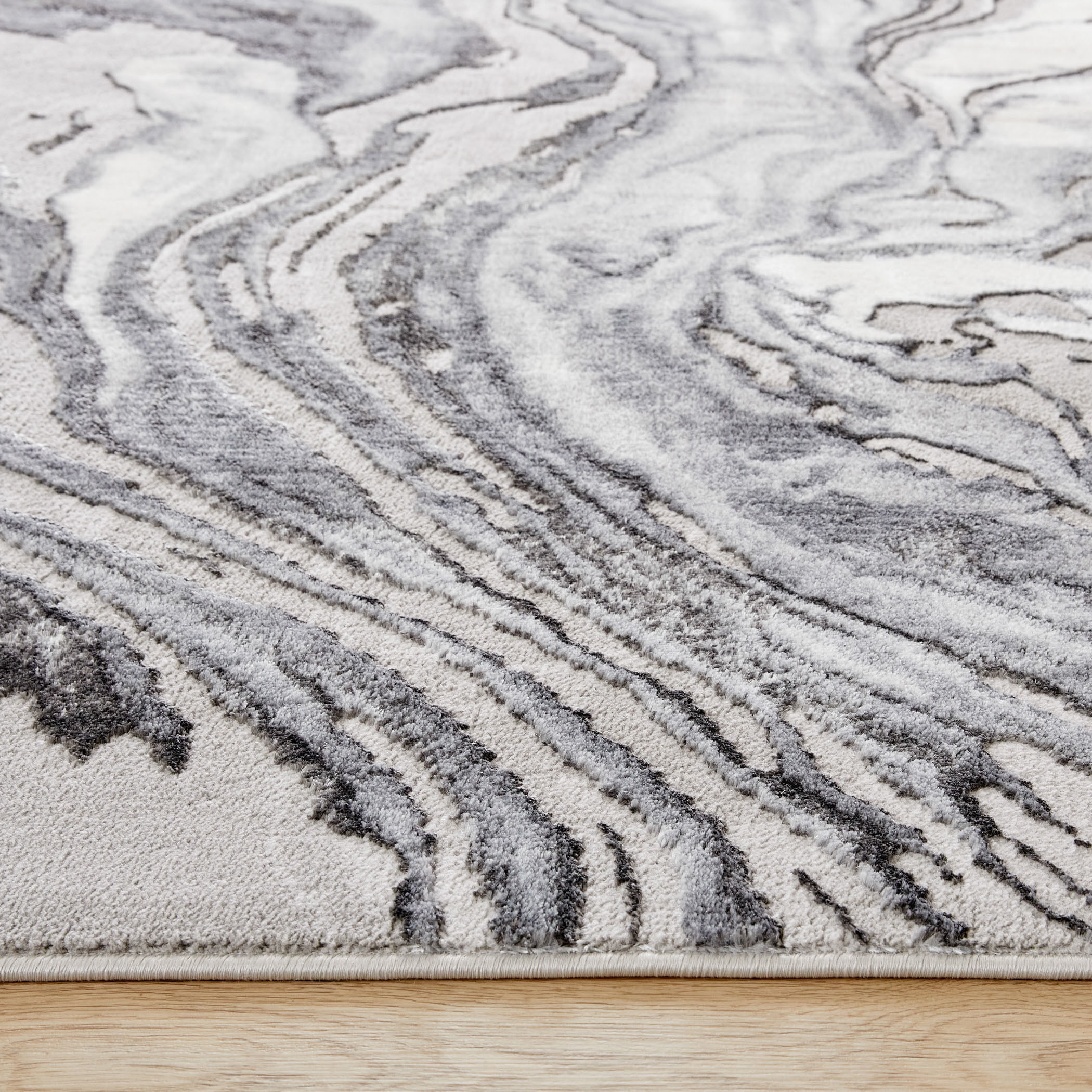 Samira 90 X 63 inch Blue Rug in 5 x 7