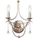 Metro 2 Light 10.00 inch Wall Sconce