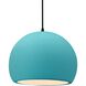 Radiance 1 Light 12.25 inch Reflecting Pool and Matte Black Pendant Ceiling Light