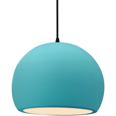 Radiance 1 Light 12.25 inch Reflecting Pool and Matte Black Pendant Ceiling Light