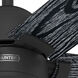 Erling 52 inch Matte Black with Salted Black/Matte Black Blades Ceiling Fan