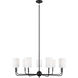 Foxdale 9 Light 36 inch Satin Brass Chandelier Ceiling Light