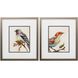 Florals Collection Orange Framed Art