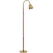 Wharf 52.75 inch 10.00 watt Patina Brass Floor Lamp Portable Light