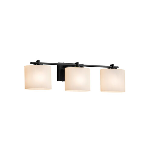 Fusion 26.75 inch Matte Black Bath Bar Wall Light