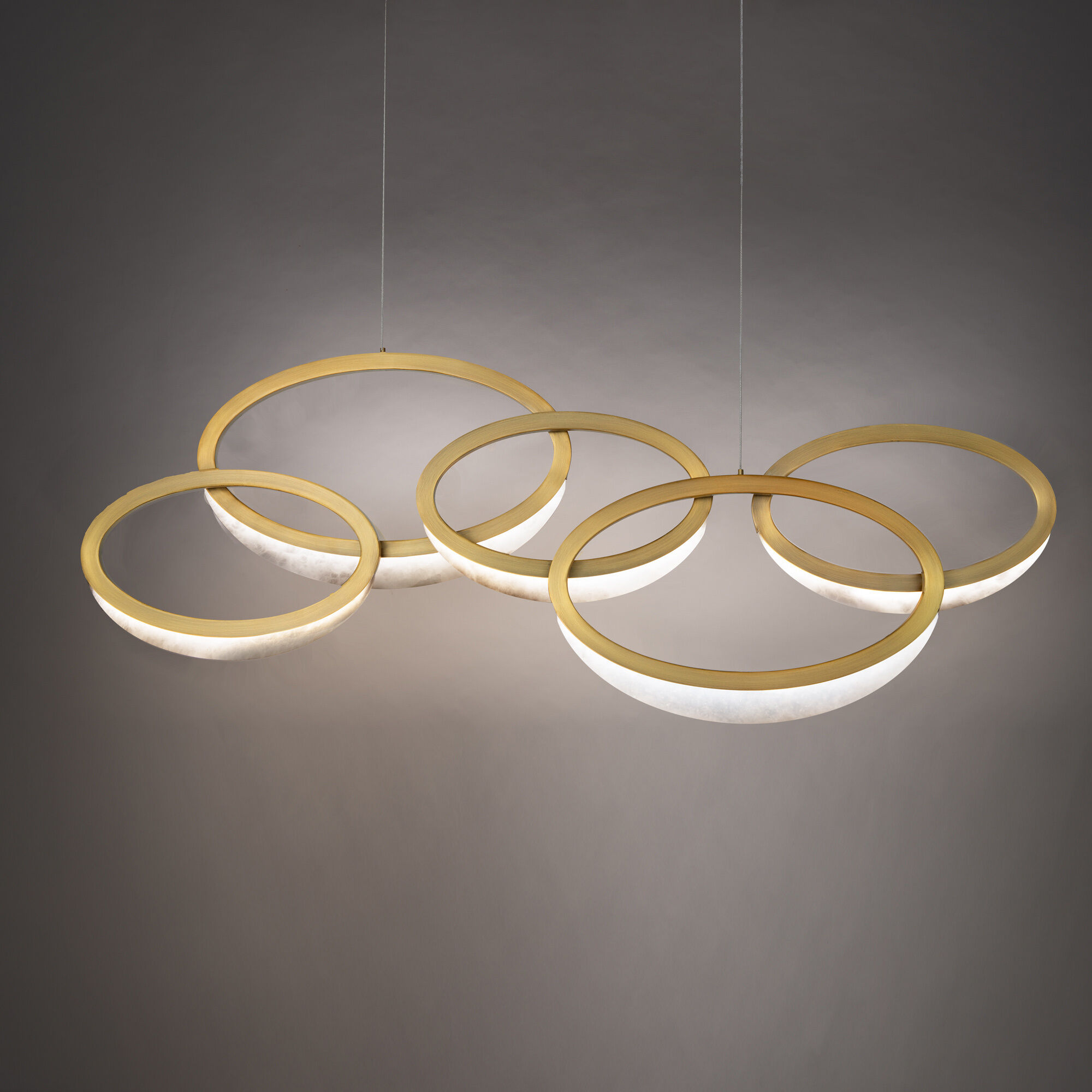 Orion 1 Light 4.5 inch Aged Brass Pendant Ceiling Light