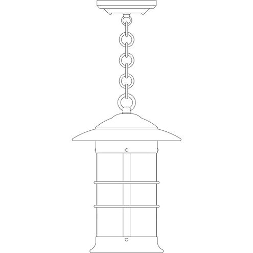 Newport 1 Light 9.25 inch Verdigris Patina Pendant Ceiling Light in White Opalescent