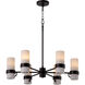 Sojourn 6 Light 28 inch Bronze Chandelier Ceiling Light