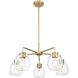 Dawes 5 Light 27 inch Brass Chandelier Ceiling Light