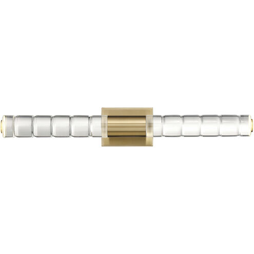Beale LED 28 inch Noble Brass Bathroom Vanity Light Wall Light
