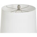 Cameron 32 inch 150.00 watt Smoke Grey Table Lamp Portable Light