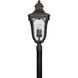 Trafalgar 3 Light 12.00 inch Post Light & Accessory