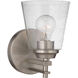 Neighborhood Drake 1 Light 6 inch Brushed Polished Nickel Wall Sconce Wall Light, Neighborhood Collection