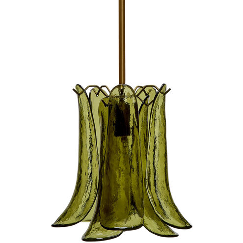 Cala 1 Light 12 inch Brass Pendant Ceiling Light