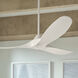 Maverick Coastal 60 inch Matte White with Matte White ASA Blades Ceiling Fan