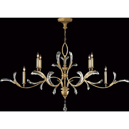 Beveled Arcs 6 Light 74 inch Gold Chandelier Ceiling Light