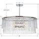 Bleecker 8 Light 36 inch Polished Chrome Chandelier Ceiling Light