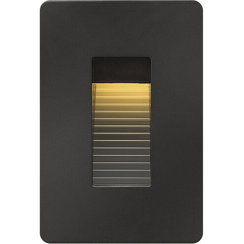 Hardy Island Luna 120v 4.00 watt Satin Black Landscape Step Light in 2700K, Vertical
