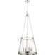 Prescott 4 Light 18 inch Polished Nickel Pendant Ceiling Light