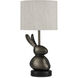 Folkestone 16.5 inch 60.00 watt Black Nickel and Black Table Lamp Portable Light