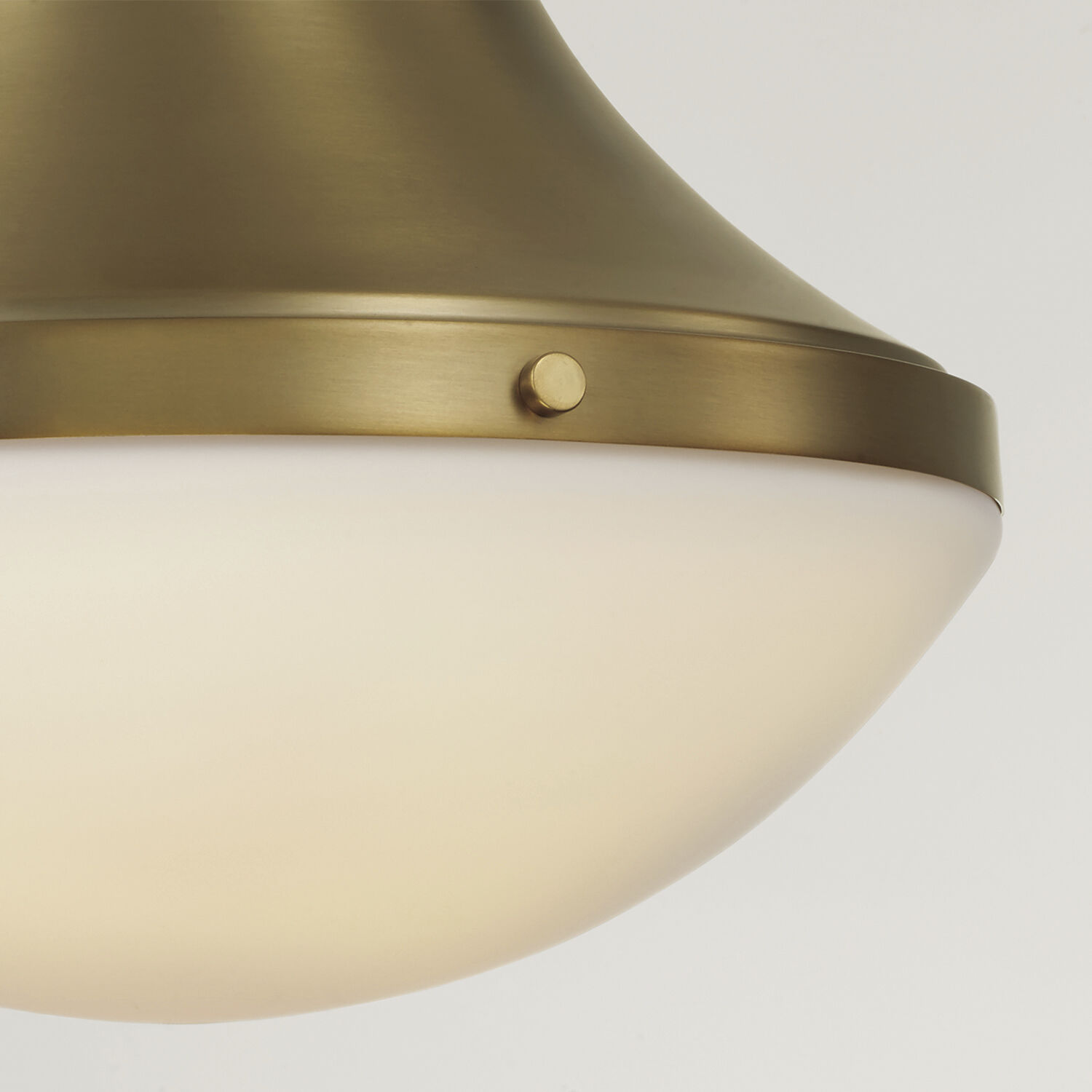 Arlo 1 Light 14 inch Aged Brass Pendant Ceiling Light