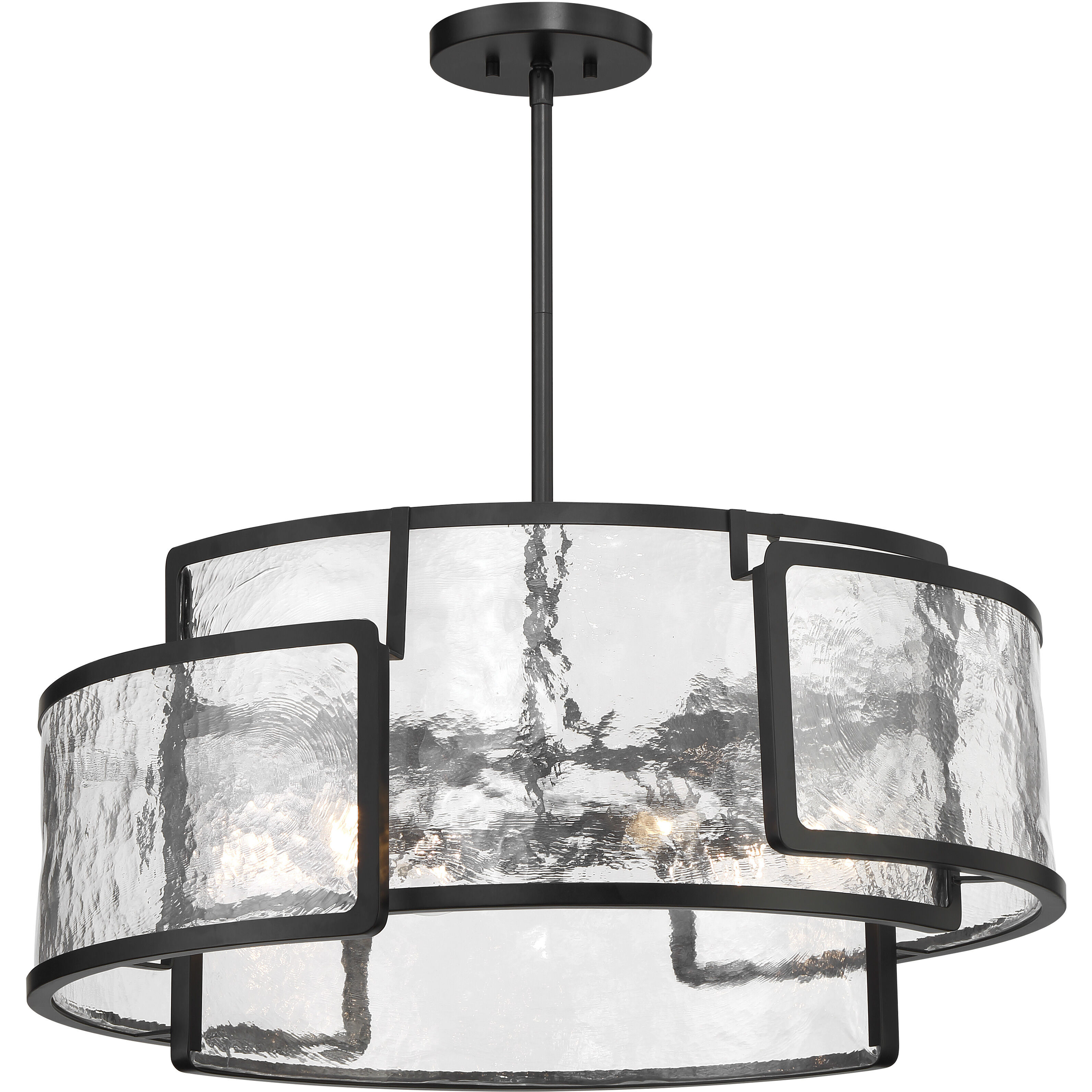 Bella Collina 6 Light 28 inch Coal Pendant Ceiling Light