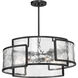 Bella Collina 6 Light 28 inch Coal Pendant Ceiling Light