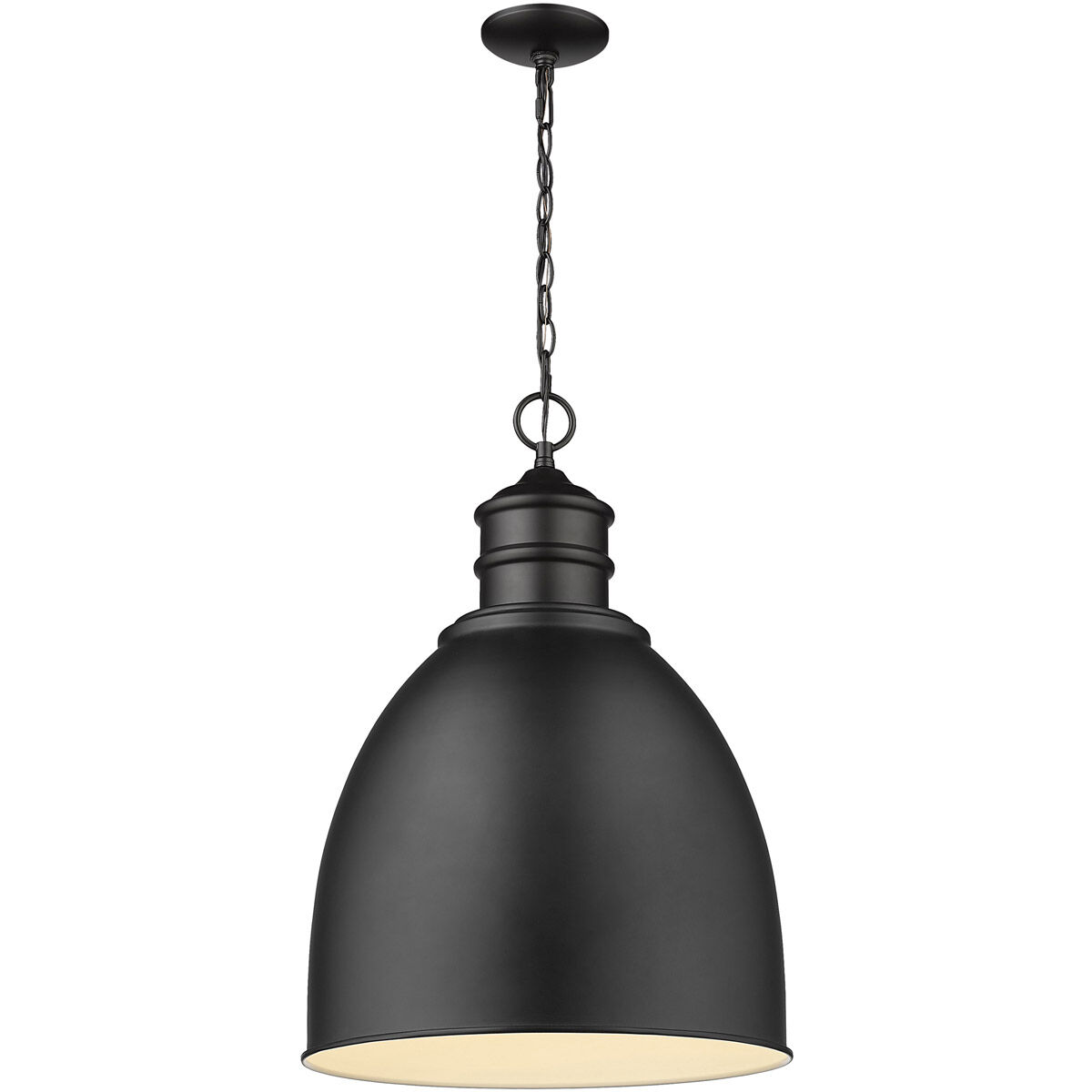 Colby 1 Light 17.5 inch Matte Black Pendant Ceiling Light