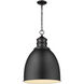 Colby 1 Light 17.5 inch Matte Black Pendant Ceiling Light