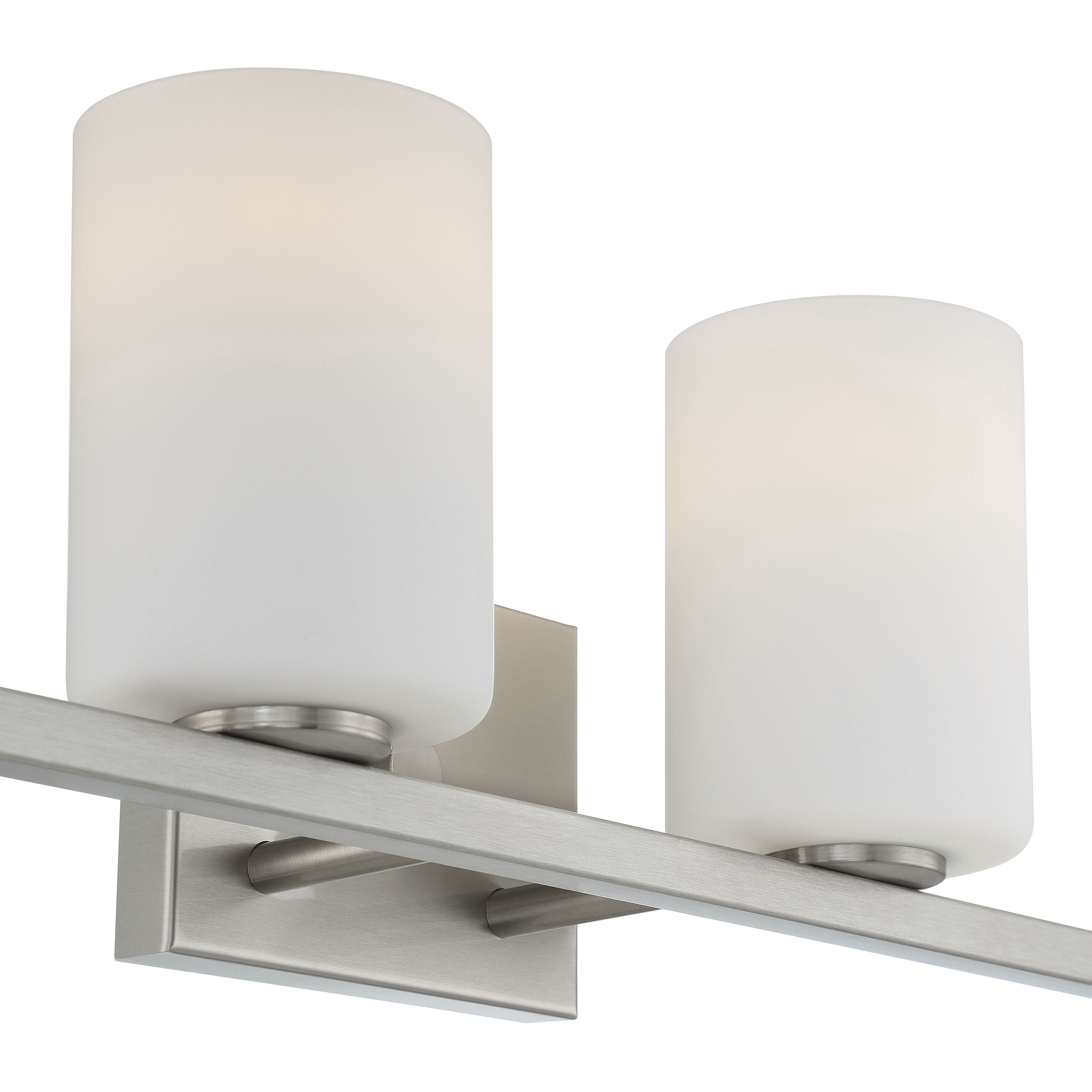 Sienna 30 inch Brushed Steel Bath Vanity Light Wall Light