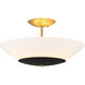 Bax 3 Light Flush Mount Ceiling Light