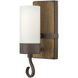Cabot LED 4.5 inch Rustic Iron Sconce Wall Light
