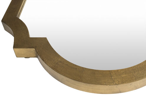 Norway 45 X 30 inch Gold Mirror, Arch/Crowned Top