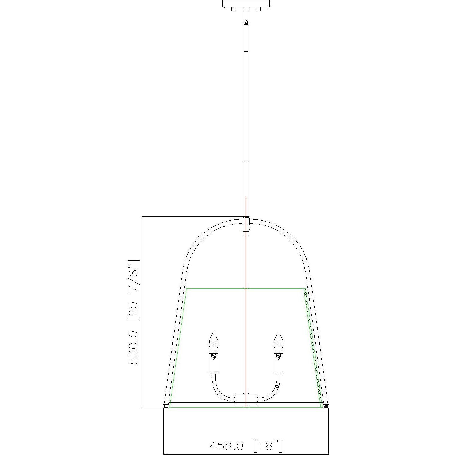 Archis 5 Light 18 inch Brushed Nickel Pendant Ceiling Light