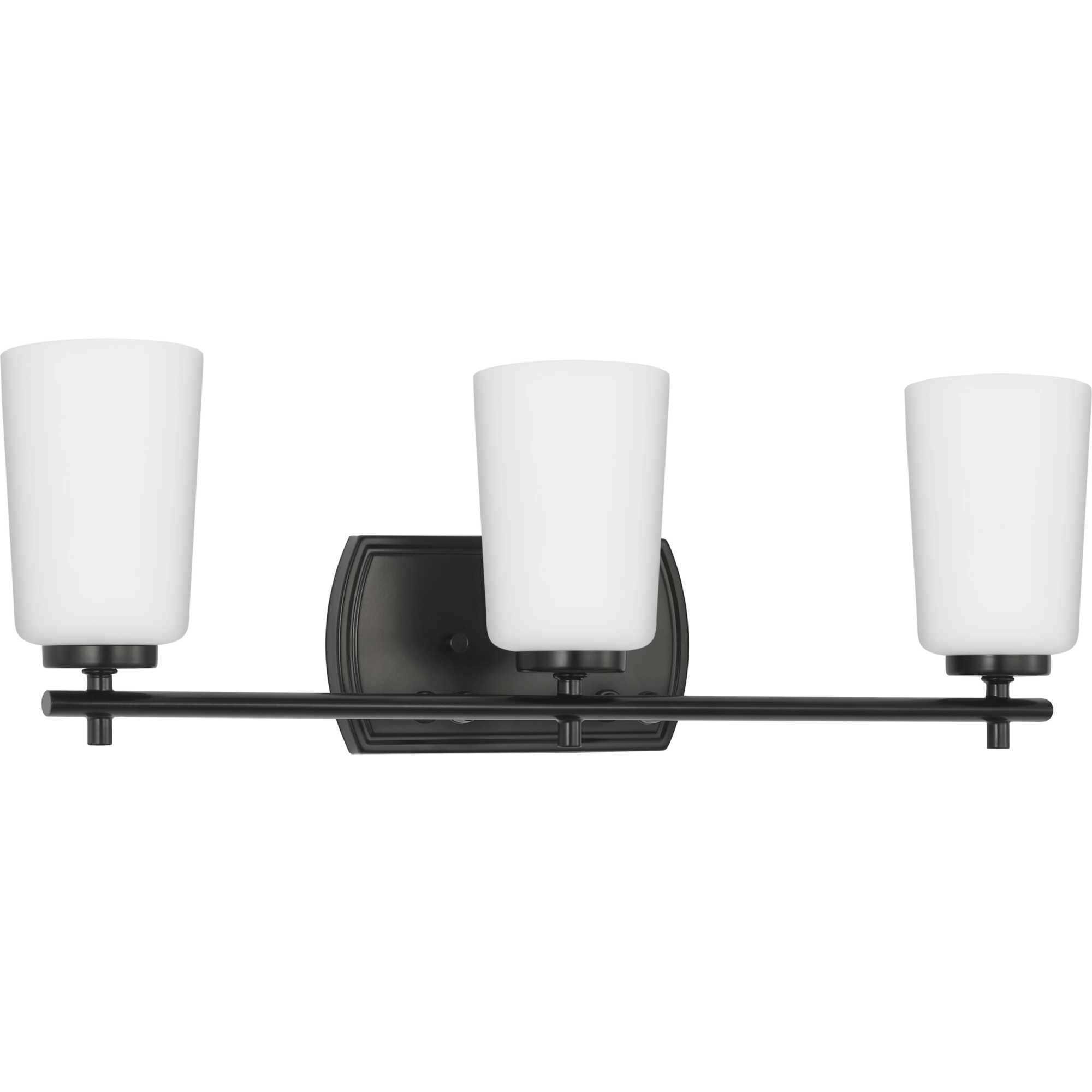 Adley 3 Light 23 inch Matte Black Bath Vanity Light Wall Light
